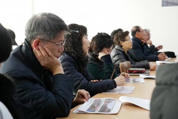 두정역 북부출입구 착공 주민설명회
