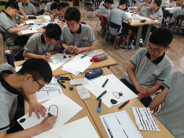 충남중 SW교육 선도학교 학생 체험 프로그램(오조봇 체험교실)