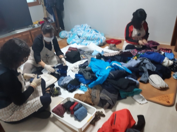 정리수납 서비스 운영 장면