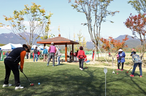 지난 파크골프 경기 모습