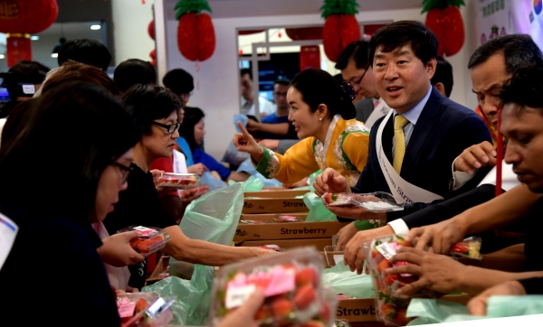 2019년 2월 말레이시아 판촉행사 장면