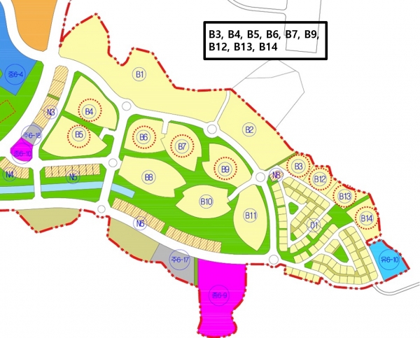 블록형단독주택용지 위치도