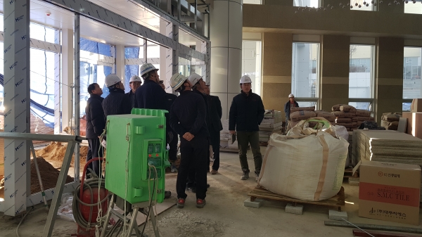 동남구청 신청사 입주 사전점검