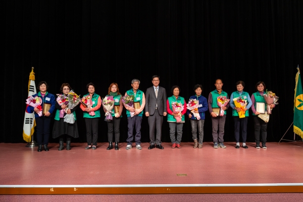 청양군 새마을지도자 남녀경진대회 개최 모습