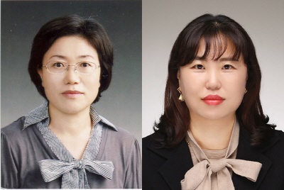 (좌)김미경 산내동 찾아가는 복지팀장, (우)유영미 주무관