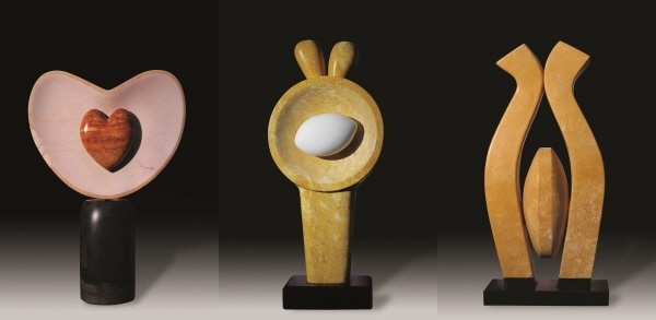 왼쪽부터 하트,  소망 19-1, 소망 19-2