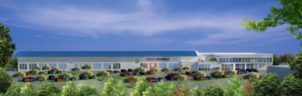 100세 시대 다양한 체육시설로 삶의 질 향상(다목적 실내체육관 조감도).