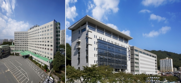 을지대학교 [좌] 대전캠퍼스 [우] 성남캠퍼스.