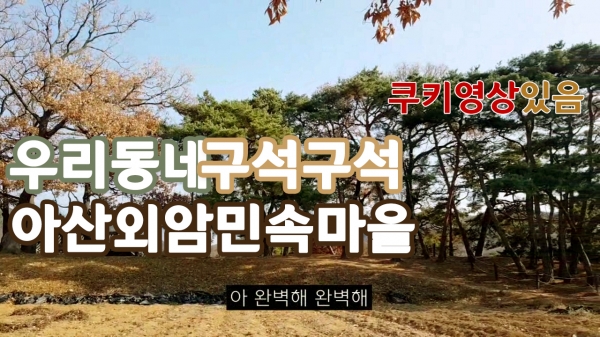 유튜브 콘텐츠 제작 우리동네 구석구석 이미지