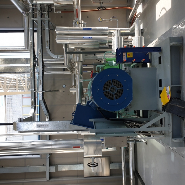 청정에너지타운내 기계설비 전경