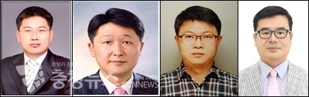 왼쪽부터 길재식, 맹병렬, 조성수, 김경열 총경 승진 예정자