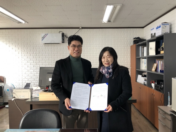 보호자 없는 병실 운영사업 협약 체결 모습