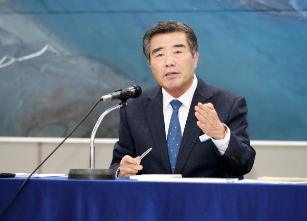 김동일 보령시장 신년 언론인 간담회 / 조홍기 기자