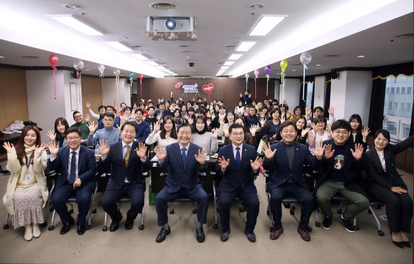 대전 서구 소셜기자단 발대식 후 단체사진