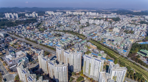 당진시일대 전경