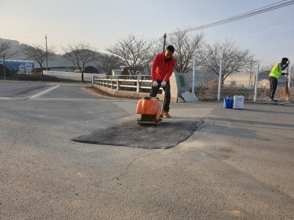 홍성군, 설 연휴 대비 도로 일제 점검정비 실시