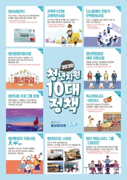 2020년 아산시 10대 청년정책