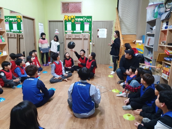 겨울방학 건강가꾸기 프로그램 운영 모습