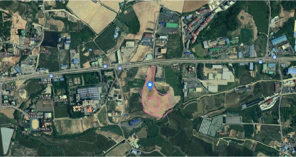 성거·입장 다목적체육관 위치도