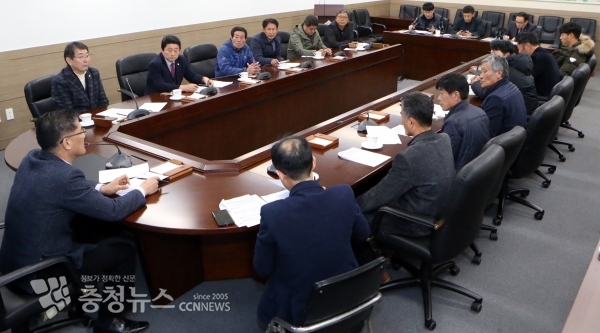 당진시의회 대호지면 태양광발전시설 간담회