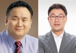 더불어민주당 이상민 의원(왼쪽)과 자유한국당 이영수 예비후보