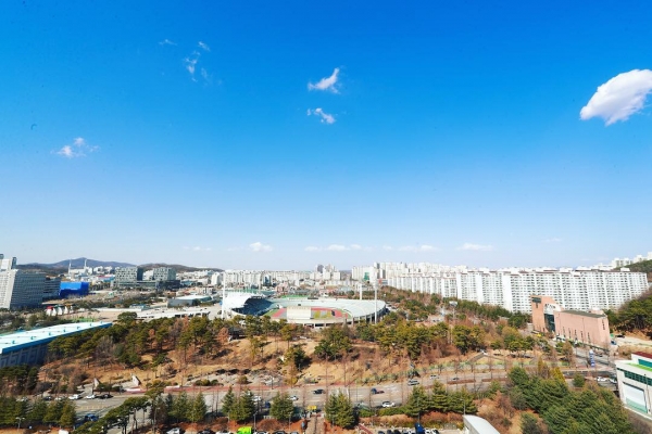 천안 종합운동장 전경