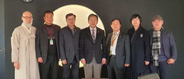 국립충청국악원 유치위 박양우 장관 면담