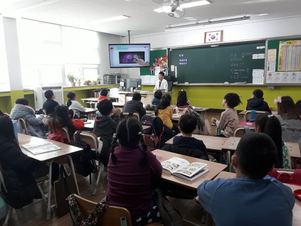 학교 구강보건실 운영 장면