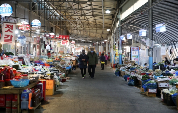 태안특산물전통시장 모습