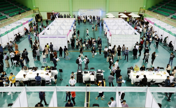 지난해 일자리박람회 사진