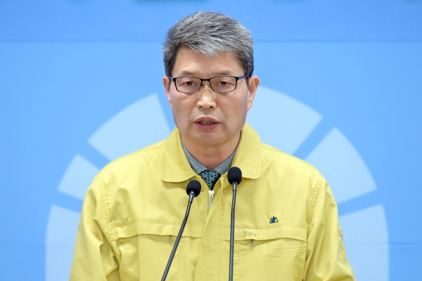 신중섭 교통과장 제68차 정례브리핑 모습