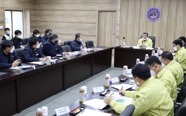 장항선개량 2단계 철도건설사업 3·4공구 건설현장 안전점검