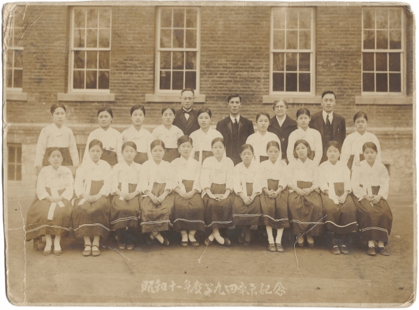 공주 근대 옛사진_영명학교 9회 졸업식