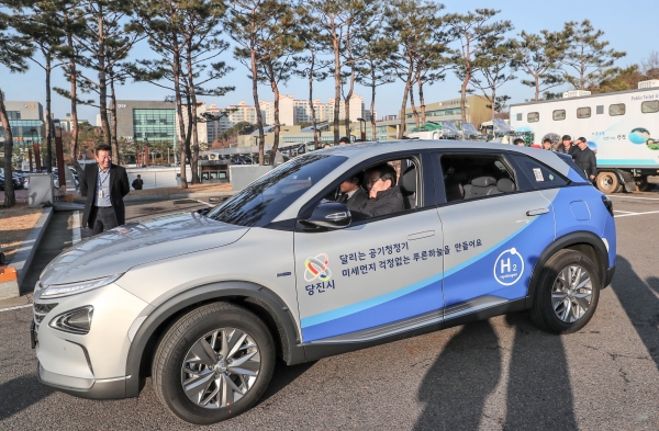 당진시 관용 수소연료전지차량 사진
