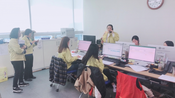 코로나19 대응 모의 훈련 실시