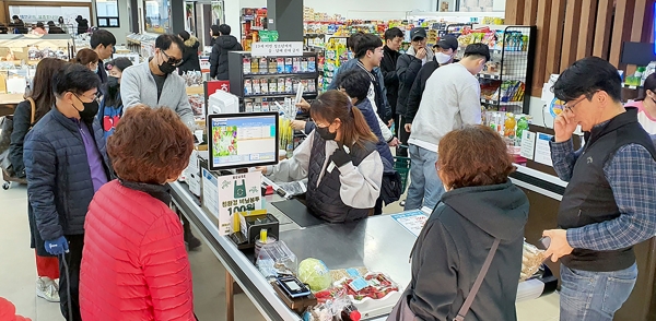 지난 14일 태안군 로컬푸드 직매장 모습.