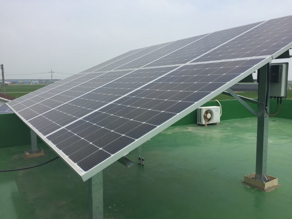 합덕읍 원신흥리에 설치된 주택용 태양광 설치사진