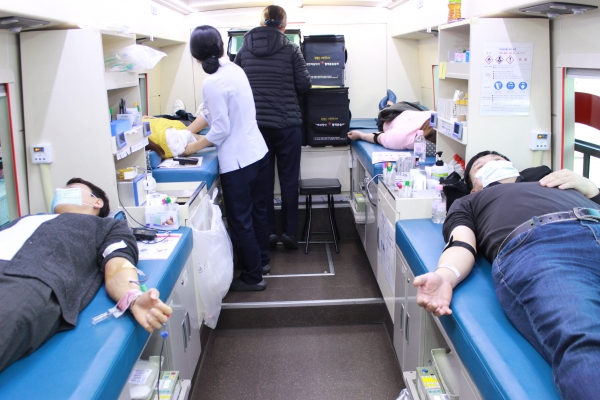 미래통합당 신범철 천안갑 예비후보 단체 헌혈 동참