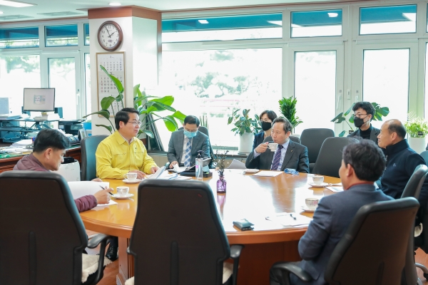 아산시 기독교연합회와 간담회 개최 모습