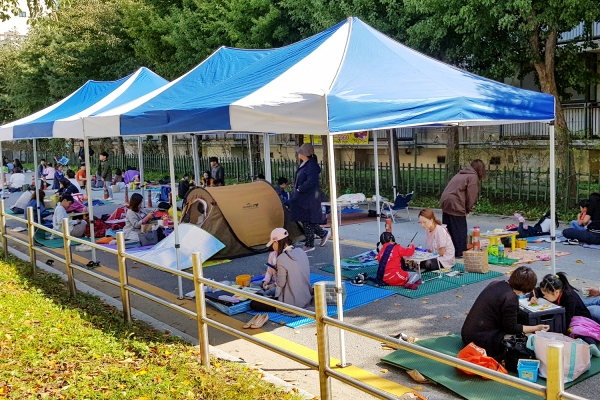 동문2동 소규모 주민자치사업 추진장면(어린이 그림그리기 대회).