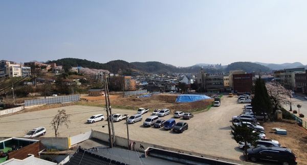 구 공주의료원 임시 주차장 사진