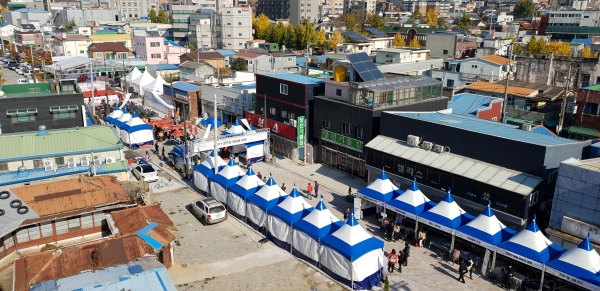 지난해 양성평등거리 한마음 행사장 전경