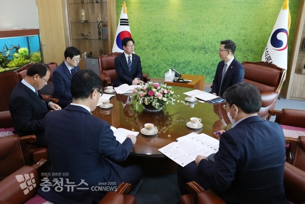 농림축산부 방문한 양승조 지사