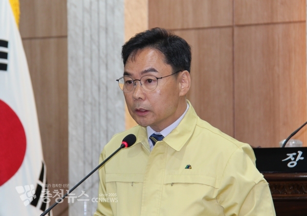 5분발언하는 문병오 의원