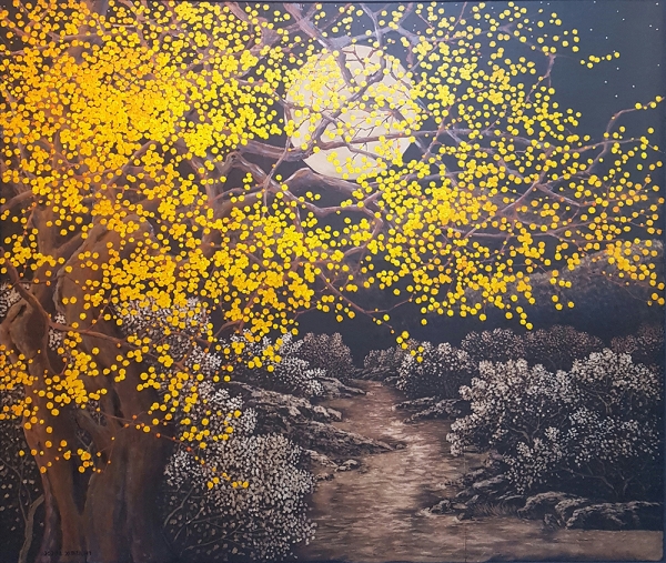 마진식 한국화 초대전( 달밤)