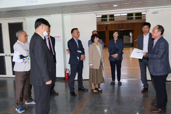 2022년 충남체육대회 개최지 선정 실사단 금산군 방문