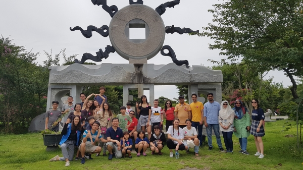 지난해 개화예술공원 방문한 외국인 관광객