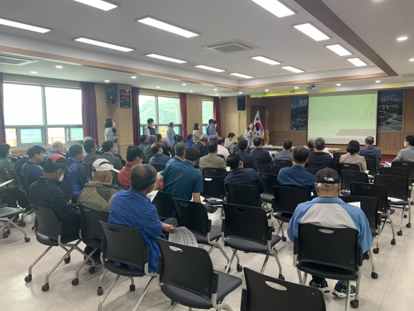 청양군, 목면 기초생활거점육성사업 주민설명회 개최