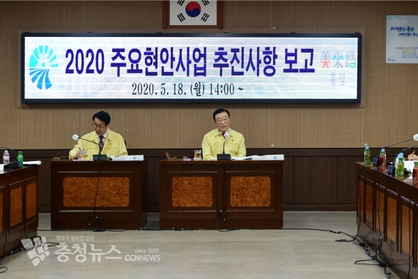 2020 주요현안사업 보고회 개최
