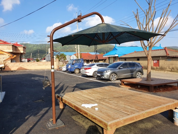 폭염 대비 종합대책 추진 (그늘막 설치 모습)